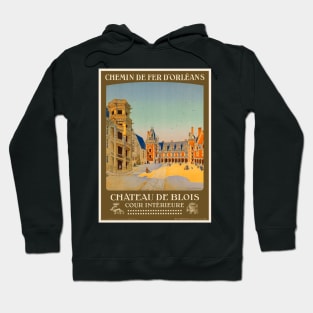 Château de Blois France Vintage Poster 1928 Hoodie